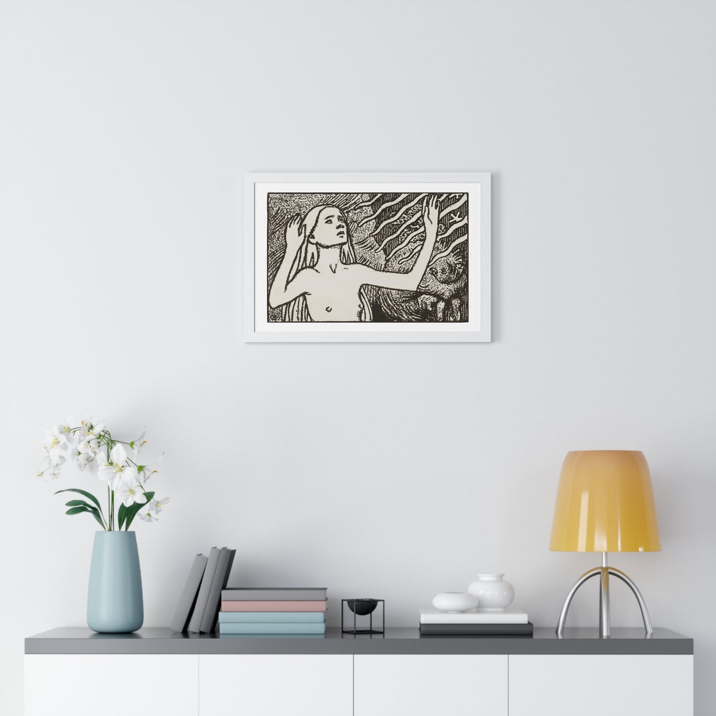 Rukoileva Impi 'A Praying Imp' by Akseli Gallen-Kallela, from the Original, Framed Art Print