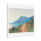 The Corniche Near Monaco (1884) by Claude Monet, Canvas Art Print from the Original