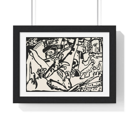 Composition II (1911) by Wassily Kandinsky, from the Original, Framed Print