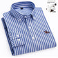 Classic Men's Oxford Cloth Button-Down (OCBD) Long-Sleeve Shirt, Plus Sizes