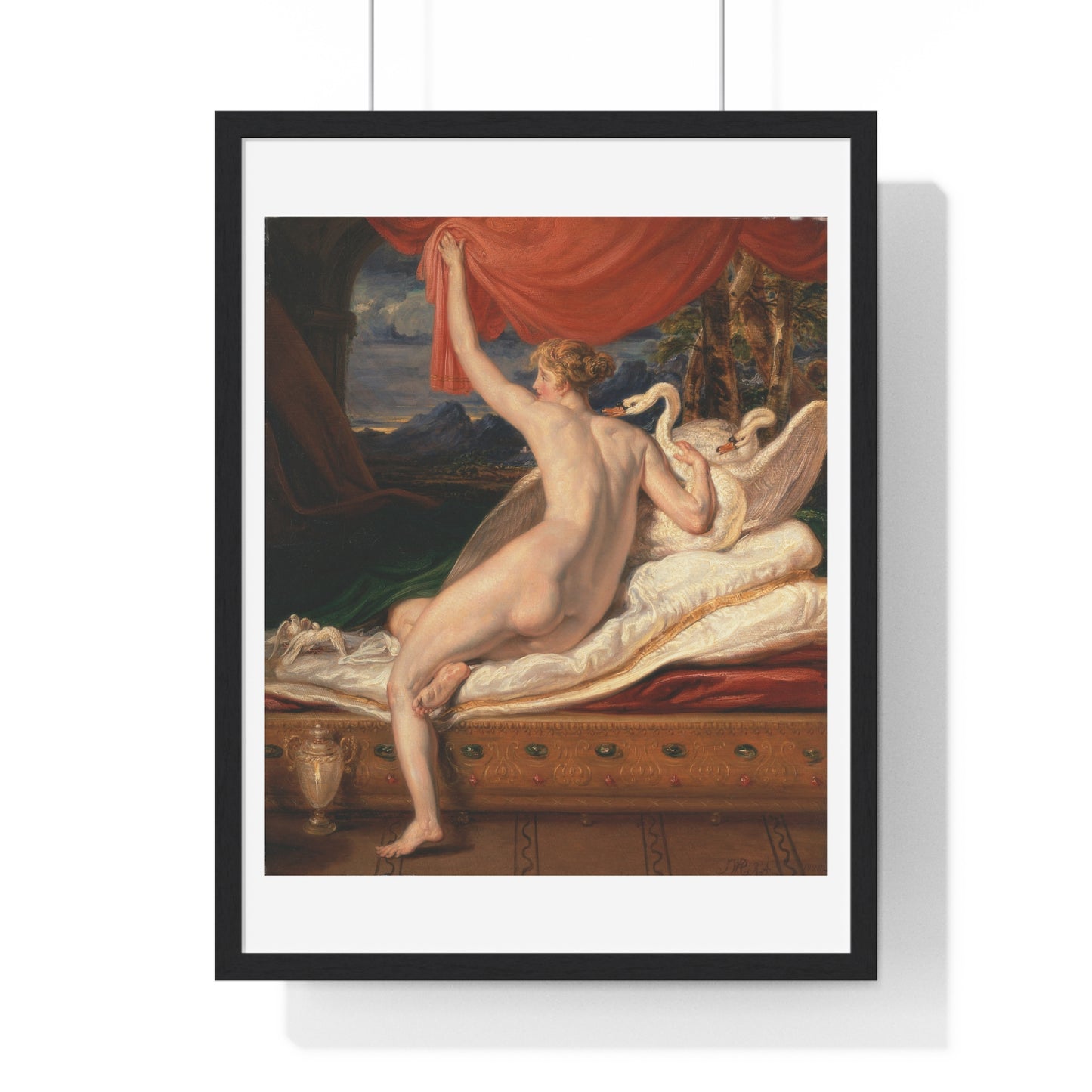 Venus Rising from her Couch (1828) by James Ward, from the Original, Framed Art Print