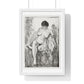 Nude Woman Seated (1916) by George Wesley Bellows, from the Original, Wooden Framed Print