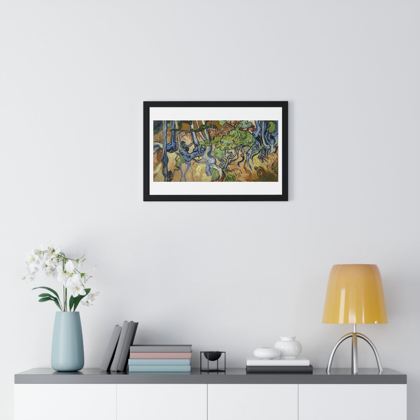 Tree Roots (1890) by Vincent Van Gogh, from the Original, Framed Art Print