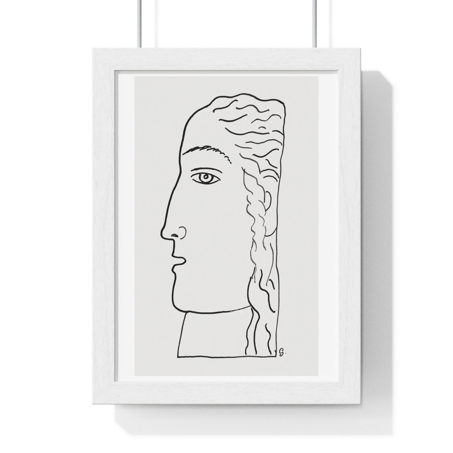 Samoan Woman, Apia (1884) by Burton Brothers and Alfred Burton, from the Original, Framed Print