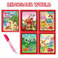 Early Learning Kids Magic Book With Refillable Water Pen