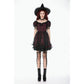 Dark in Love Red Black Lace Princess Dress
