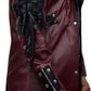 Medieval Punk Goth Hipster-Style Leather Coat, Plus Sizes