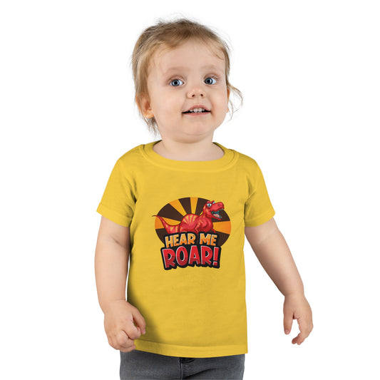 Hear Me Roar! Toddler Dinosaur T-Shirt