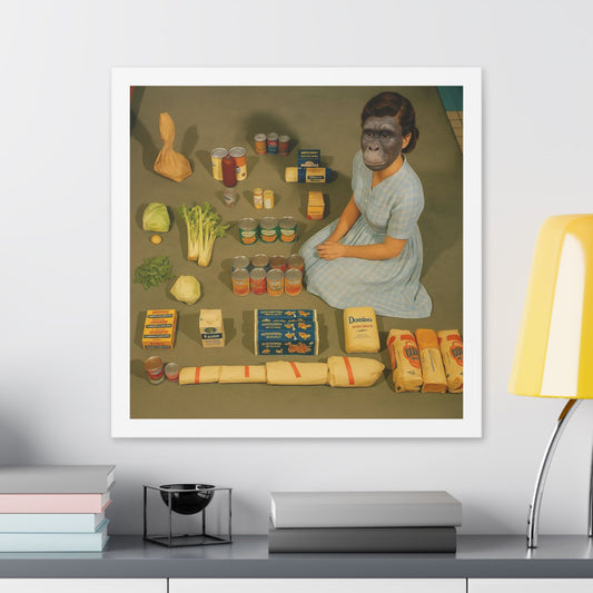 Grotesque Theatre 'Designed by AI' Canvas Art Print