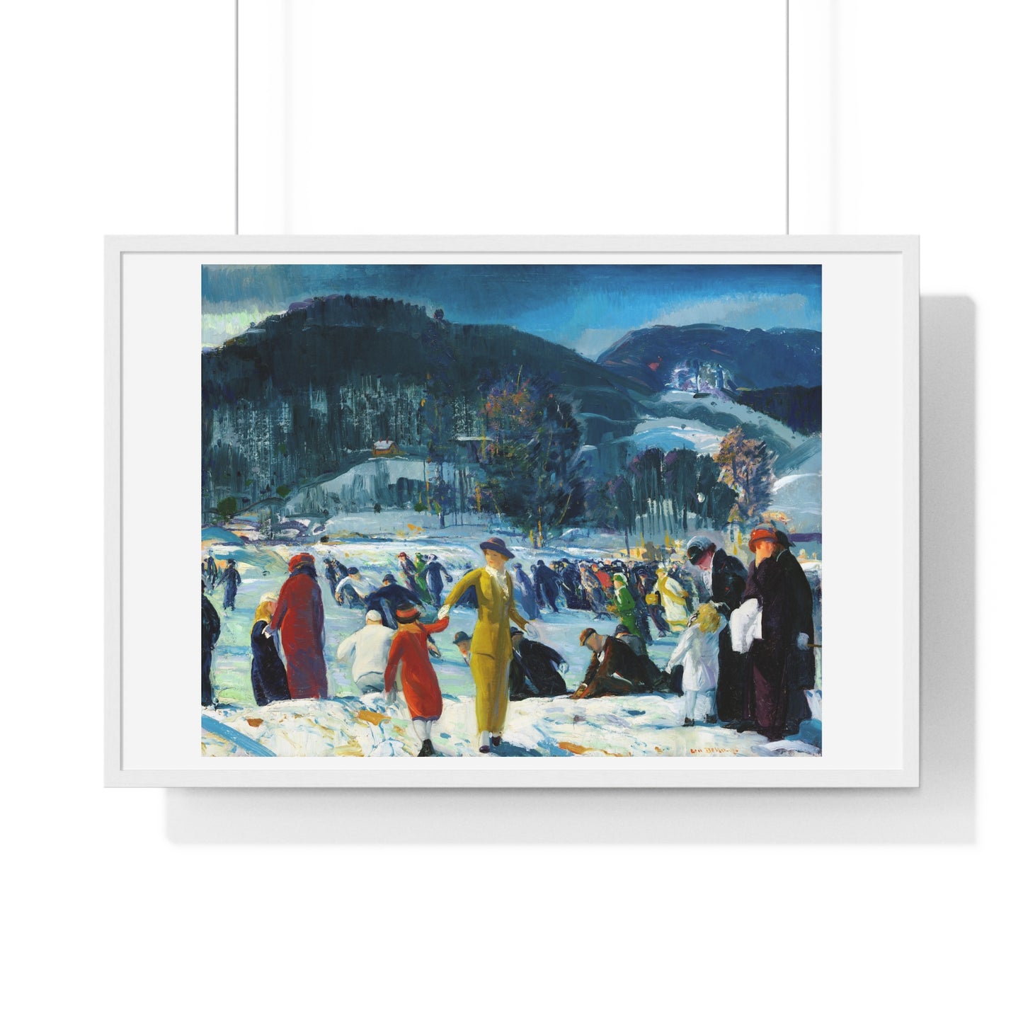 Love of Winter (1914) by George Wesley Bellows, from the Original, Framed Art Print