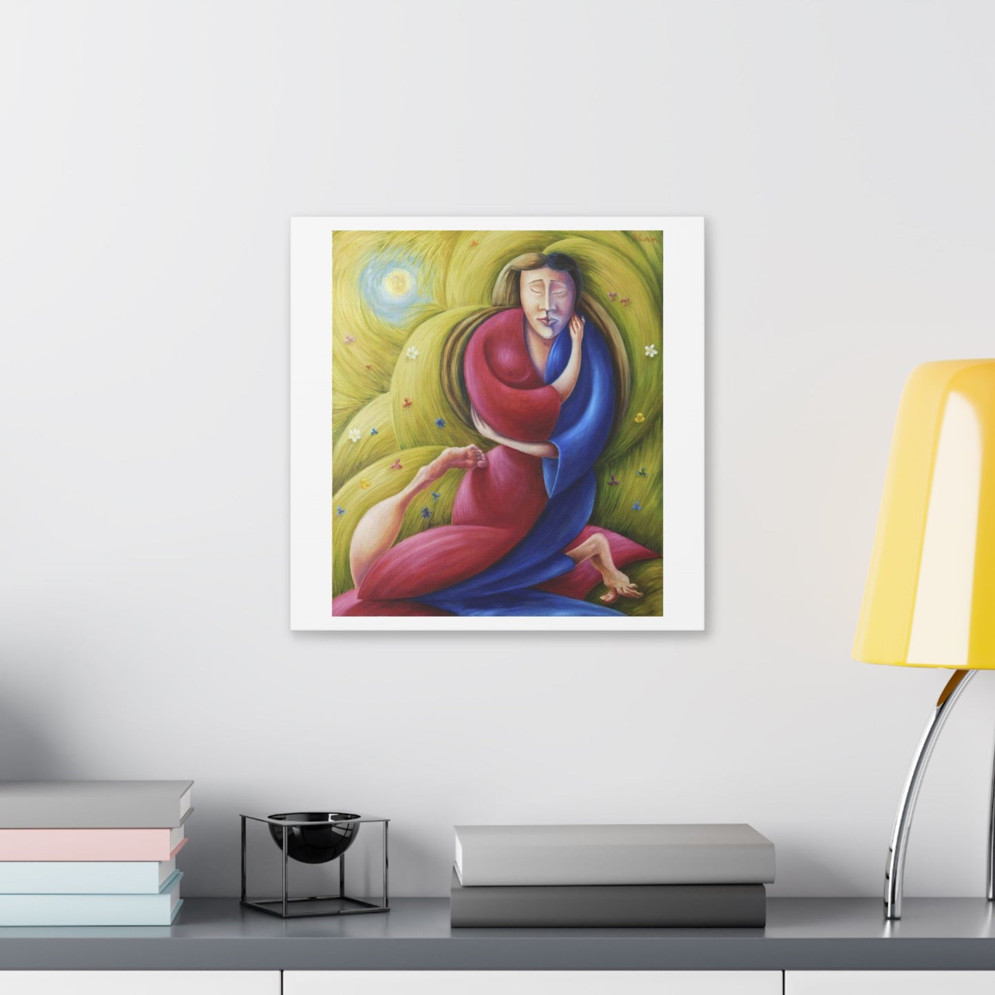 The Eternal Embrace 'Designed by AI' Canvas Art Print