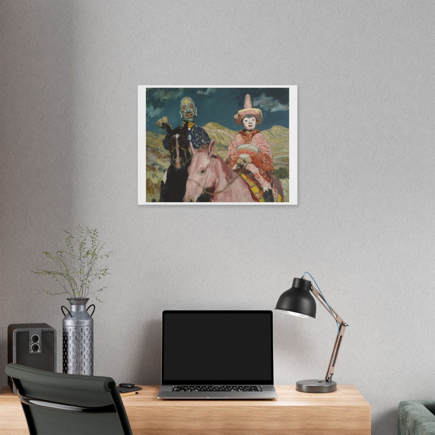 How the West Was Won III 'Designed by AI' Canvas Art Print