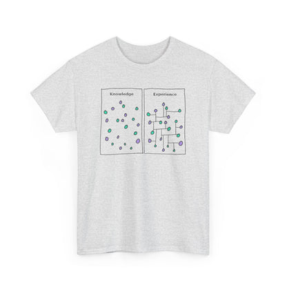 Knowledge Versus Experience, Cartoon Art T-Shirt