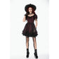 Dark in Love Red Black Lace Princess Dress