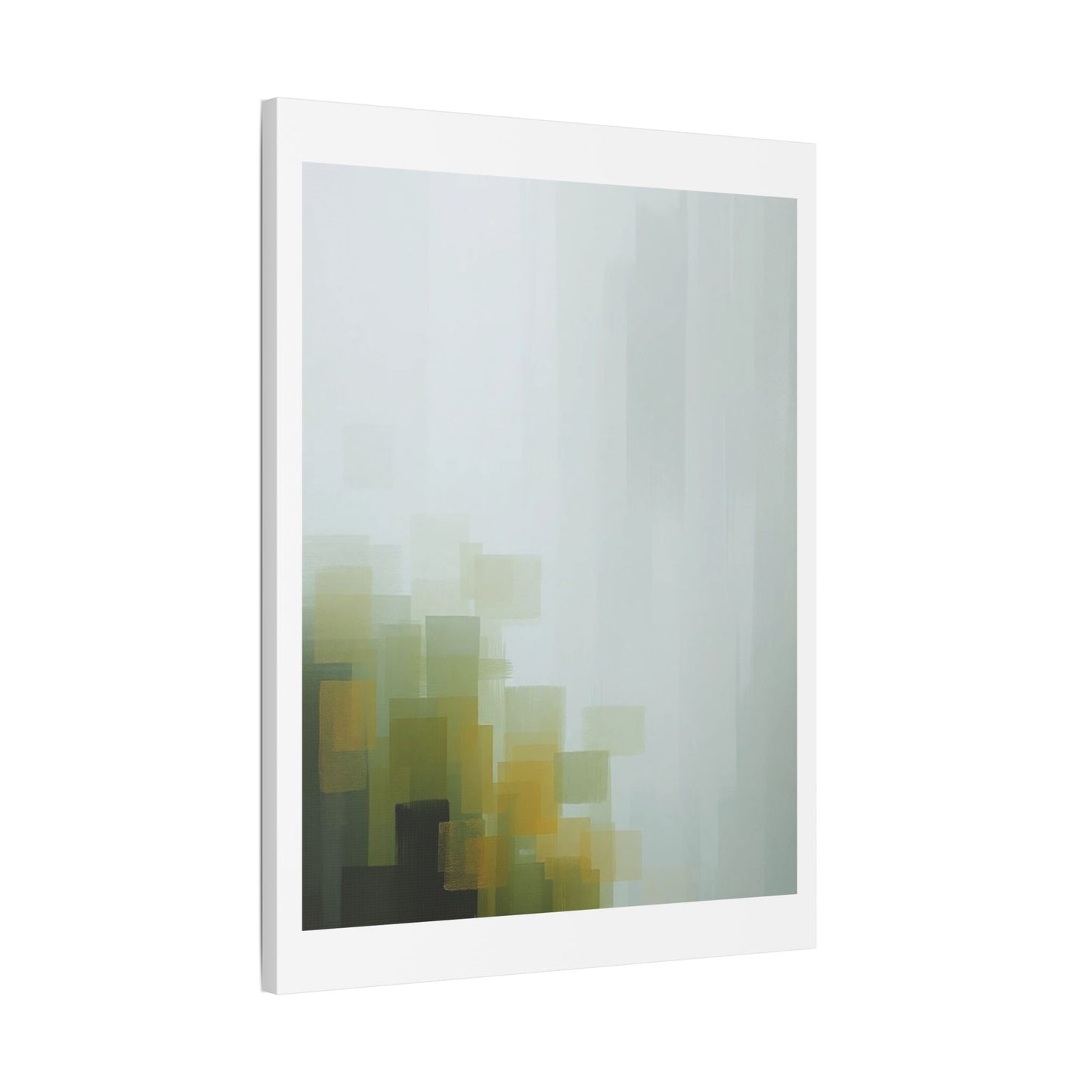 Faded Pastel Abstract Decor Art III 'Designed by AI' Print on Canvas