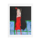 Grandmother, Neo-Surrealism, Art Print on Satin Canvas, Stretched
