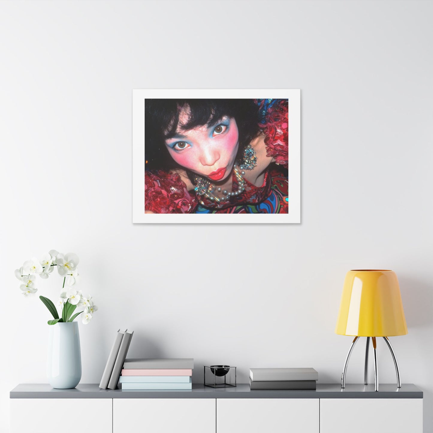 Psychedelic Japan II Abstract Art 'Designed by 'AI Canvas Art Print