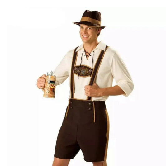 Oktoberfest Lederhosen Men's Shorts Cosplay Carnival Beer Festival Costume