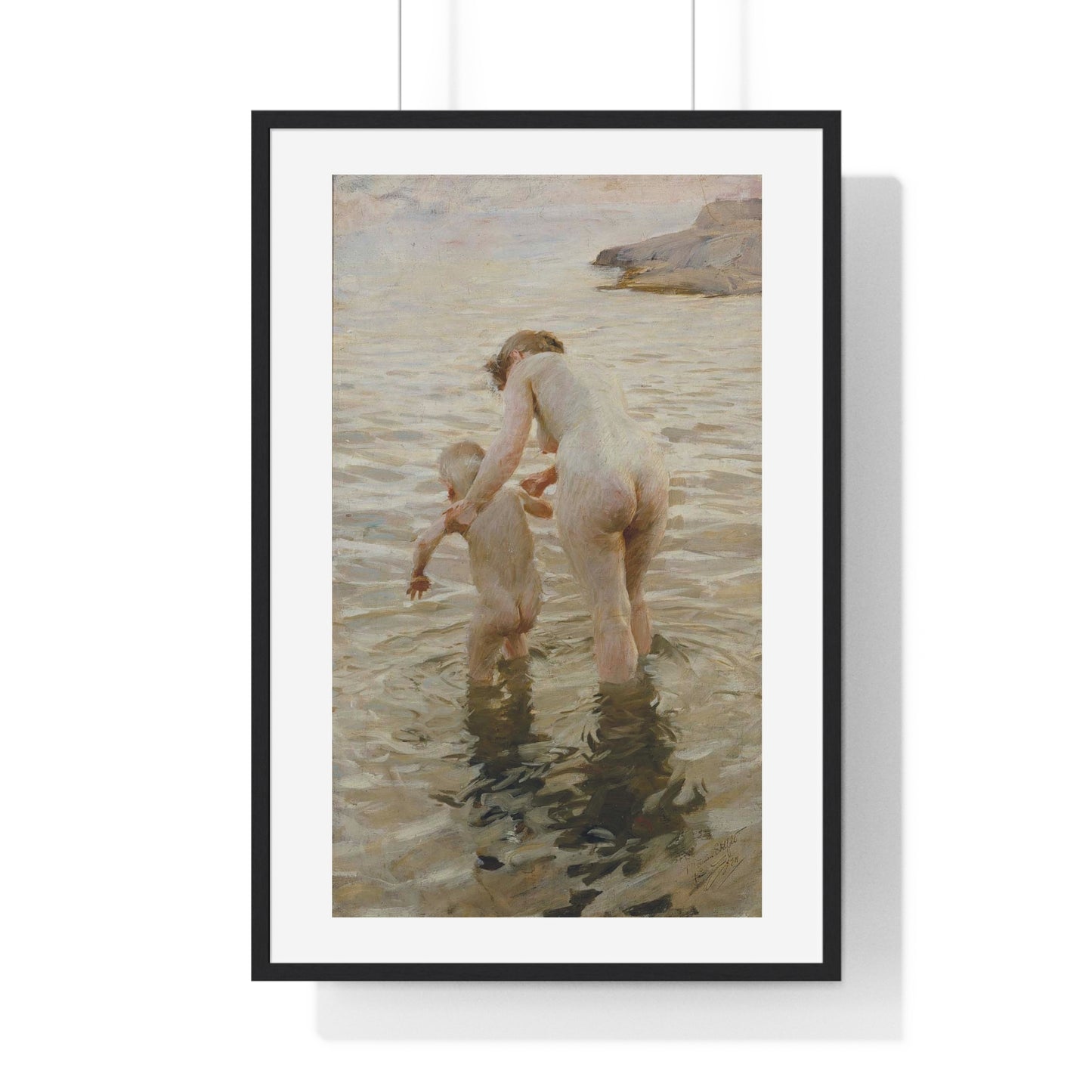 The First Time (1888) by Anders Zorn, from the Original, Framed Art Print