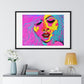 Ecstasy, Psychedelic Art 'Designed by AI' Framed Print