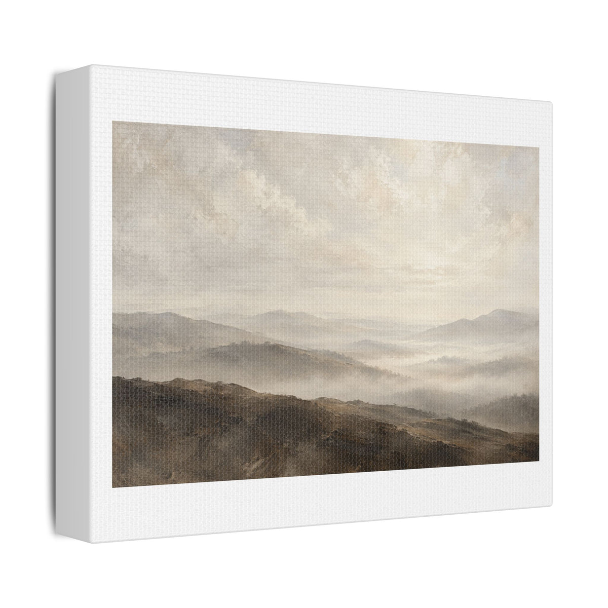 Veil of the Hills, Large Decor Art Print on Canvas
