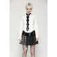 Dark in Love Kaia Skeleton Punk Leather Bow Tie