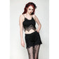 Dark in Love Eliza Gothic Black Camisole