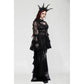Dark in Love Odessa Gothic Classic Heart-Shaped Hollow-Out Tailcoat