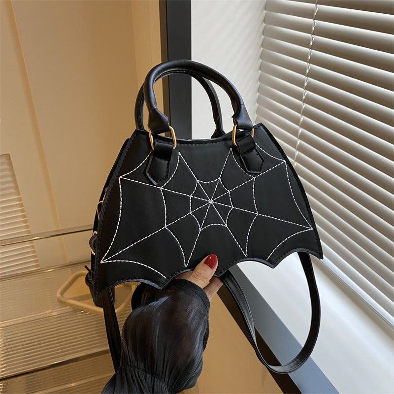 Halloween Spider Web Cross Body Handbag