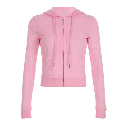 Sportswear Three-Piece. Zipper Hoodie Top, Vest and Pants Casual Suit