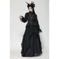 Dark in Love Felicity Gothic Lacy Zip-Up Tailcoat Shirt