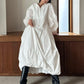 Vireous French-Style Rustic Floaty Cotton Dress