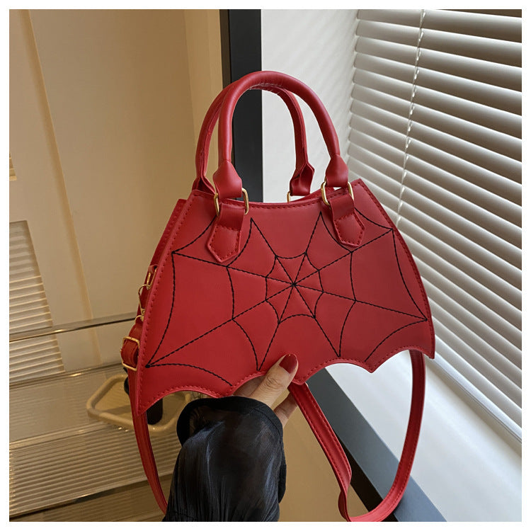 Halloween Spider Web Cross Body Handbag