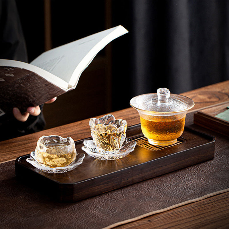 Japanese-Style Thickened Glass Single Cup, Handmade Glass Tea Cups