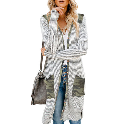 Women's Knitted Sweater Coat, Loose Fit, Spring and Autumn Collection