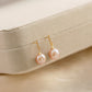 French-Style Pearl Droplet Fashion Earrings