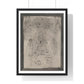 Figure from Indus Sabha (circa 1795), from the Original, Framed Art Print