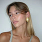 Fashion Simple Gold Teardrop Ellipse Earrings