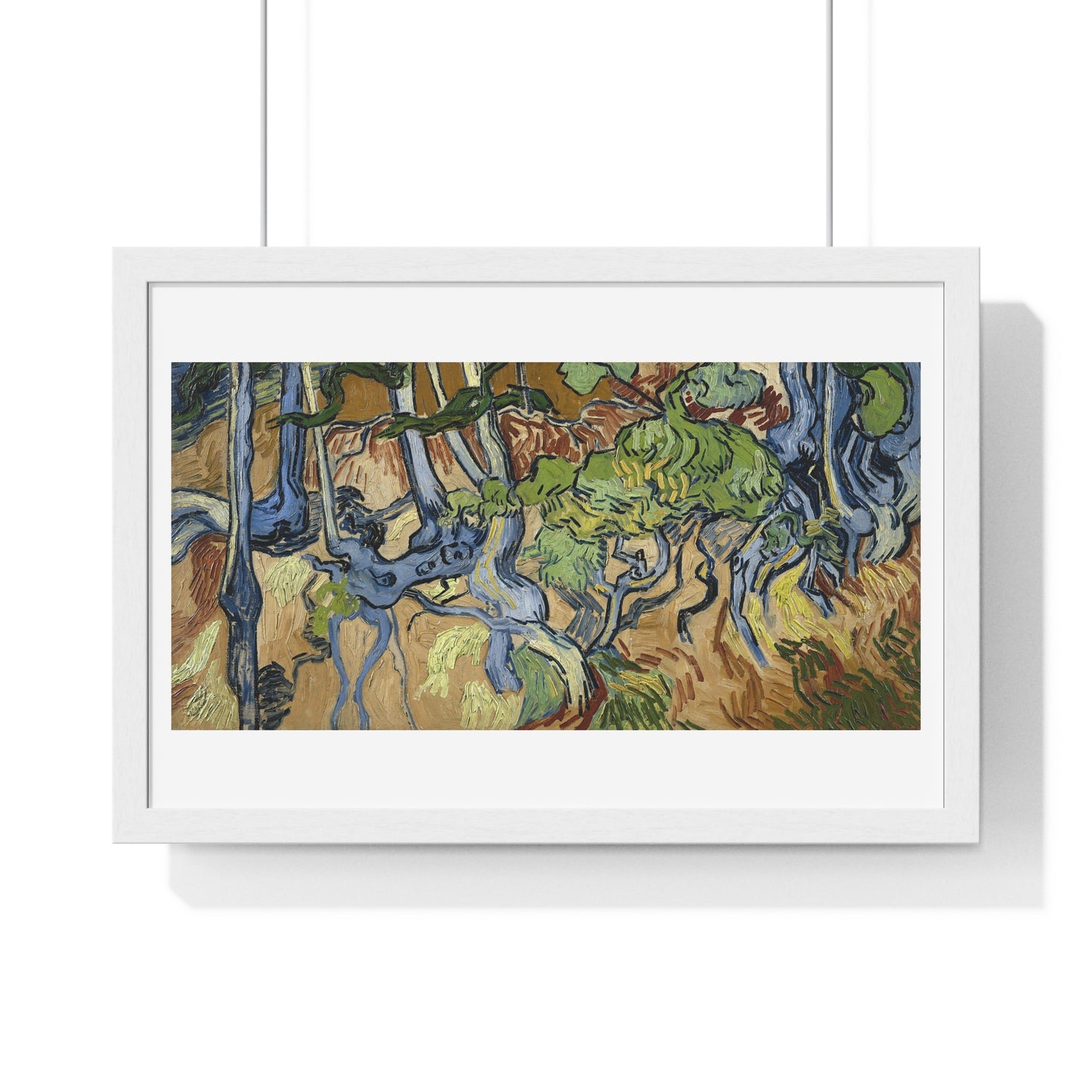 Tree Roots (1890) by Vincent Van Gogh, from the Original, Framed Art Print