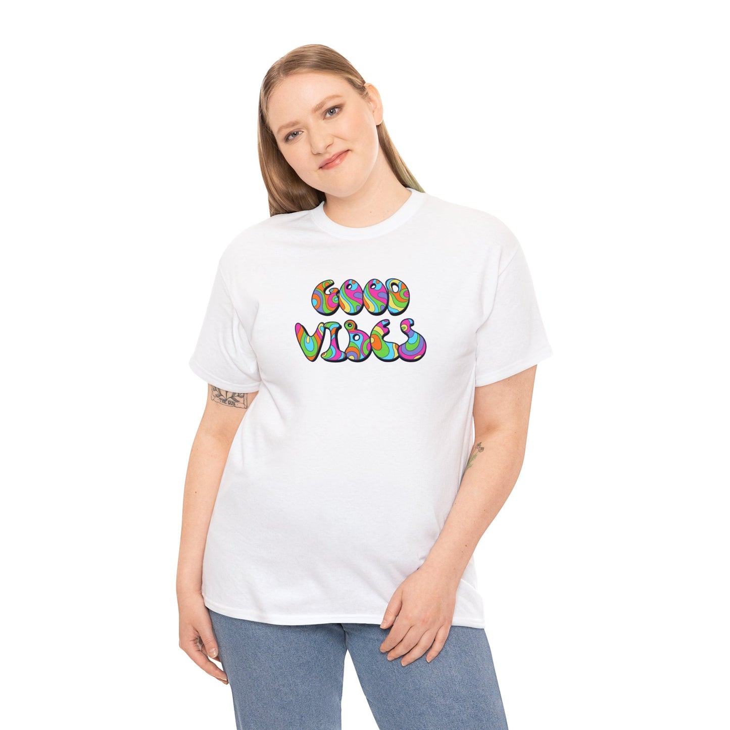 Good Vibes Abstract Psychedelic T-Shirt