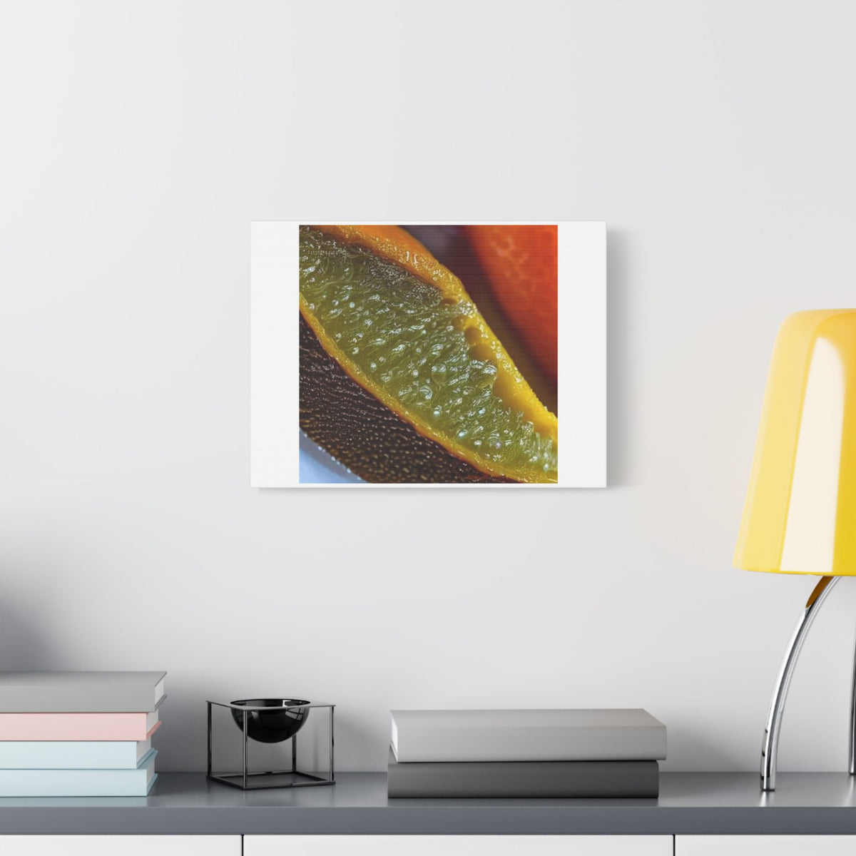 Abstract Citrus Fruits, Decor Art Print on Canvas