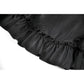 Dark in Love Gothic Victorian Lace Panel Skirt in Crimson