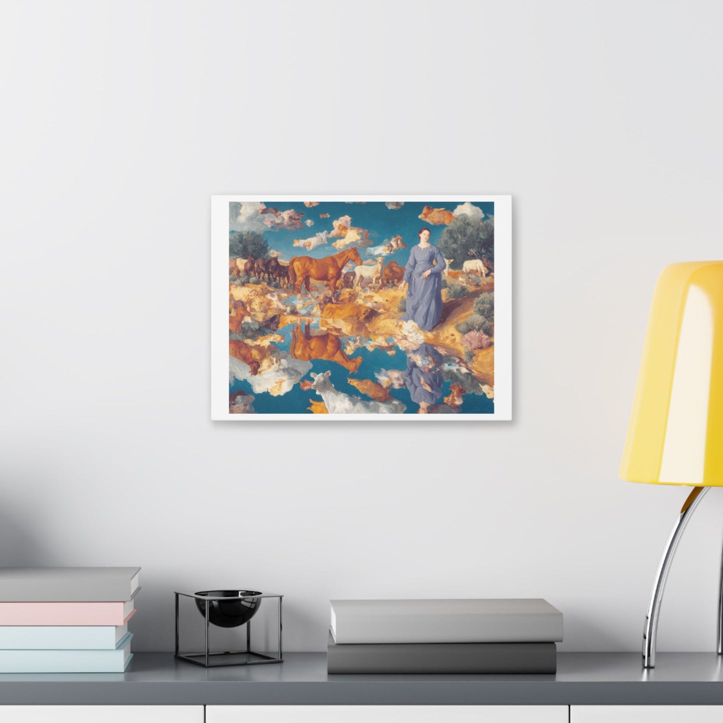 How the West Was Won VII 'Designed by AI' Canvas Art Print