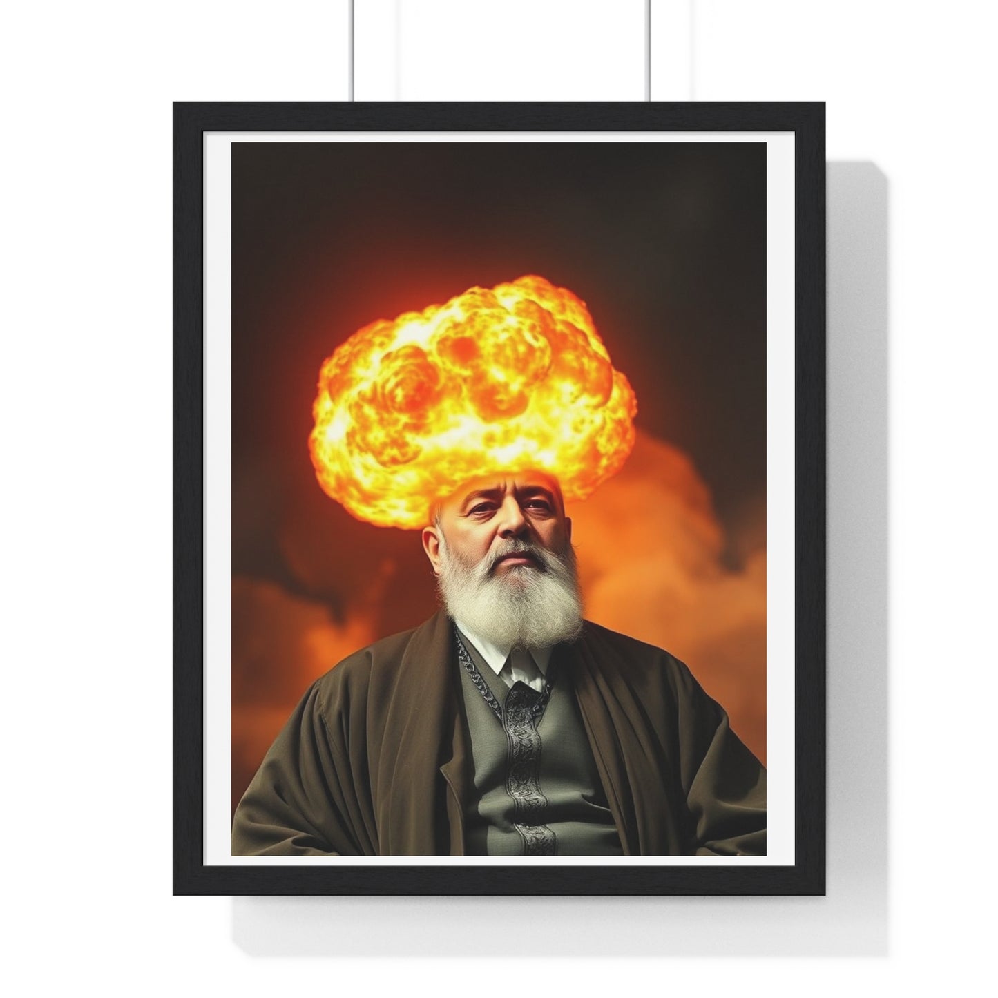 Mind Blowing, Photorealistic Art 'Designed by AI' Framed Print