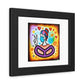 Peace And Love During A Pandemic Digital Art 'Designed by AI' Wooden Framed Print