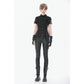 Dark in Love Ruptured Lace-Up Punk Shirt