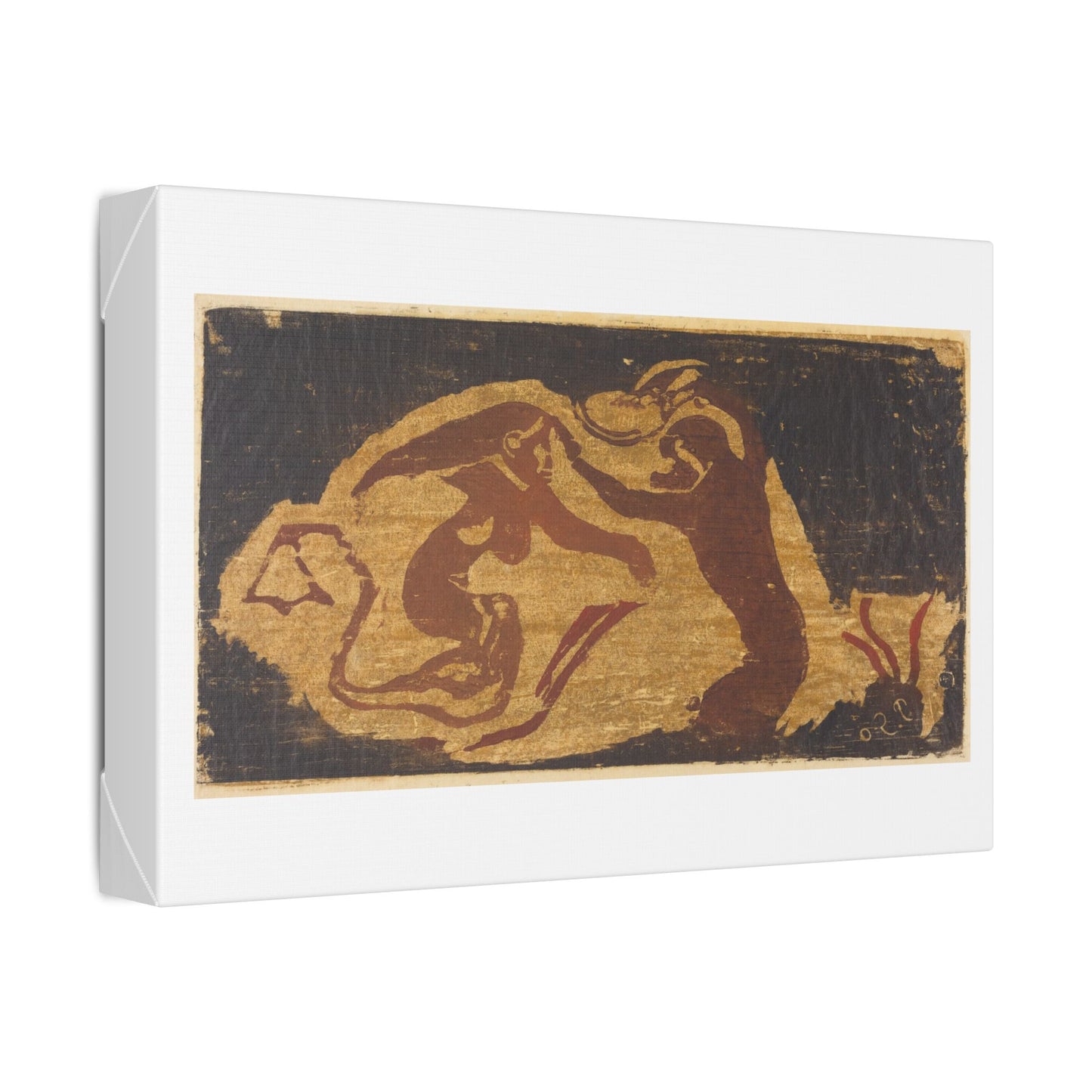 The Mermaid and the Monkey (1848-1903) by Paul Gauguin, from the Original, Canvas Art Print