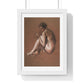 Seated Nude Female Figure by Edwin Austin Abbey from the Original, Framed Art Print