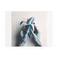 Blue Banana Abstract Art 'Designed by AI' Print on Canvas