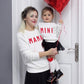 Parent-Child Hoodie Set, Mama and Mini Printed Sweatshirts